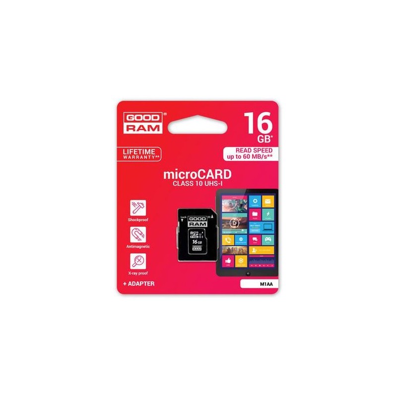 Karta Goodram pamięci micro SD 16GB Class 10