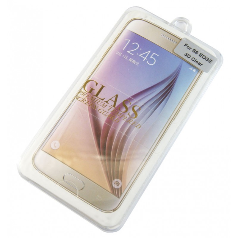 Szkło Hartowane Samsung S6 EDGE transparentne