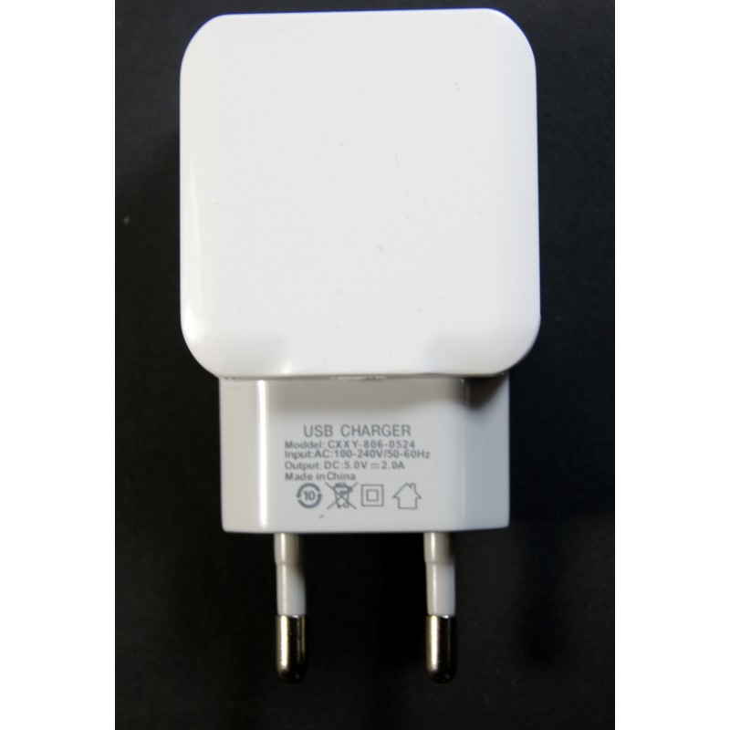 Ładowarka sieciowa USB 2A 2xUSB CXXY-806-0524