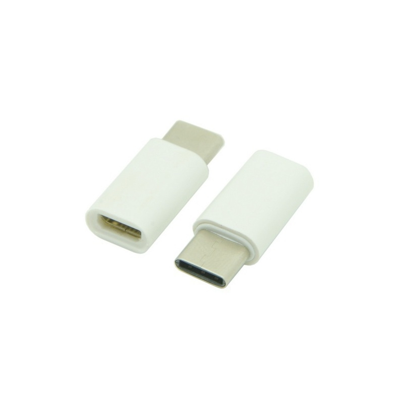 Adapter micro USB na Typu C Biały