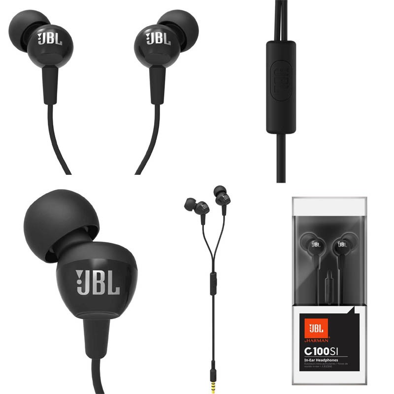 Zestaw słuchawkowy JBL C100SI BOX czarne
