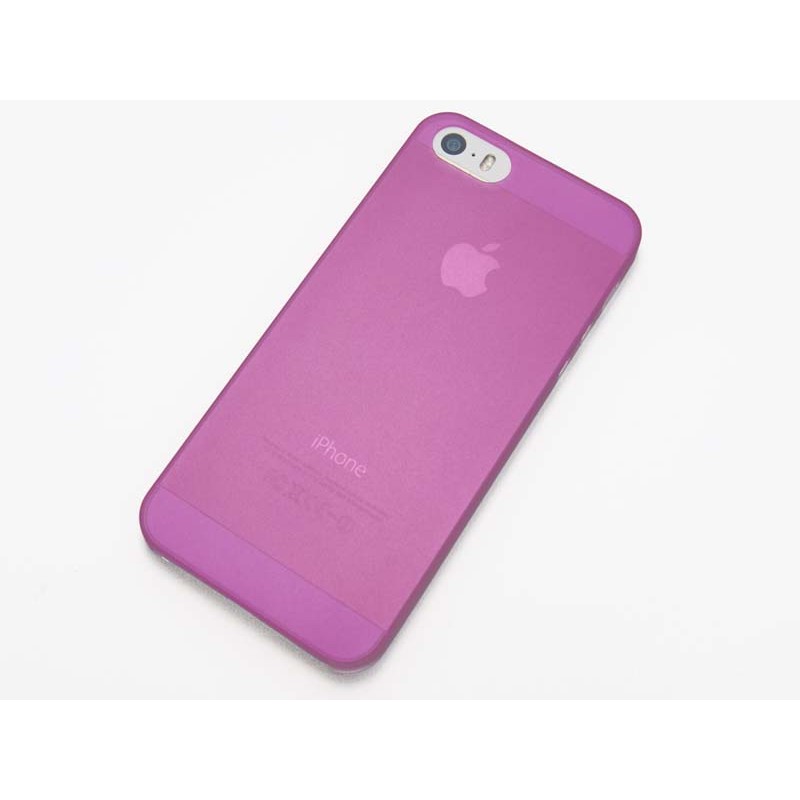 Etui plastikowe iPhone 5 5S różowe