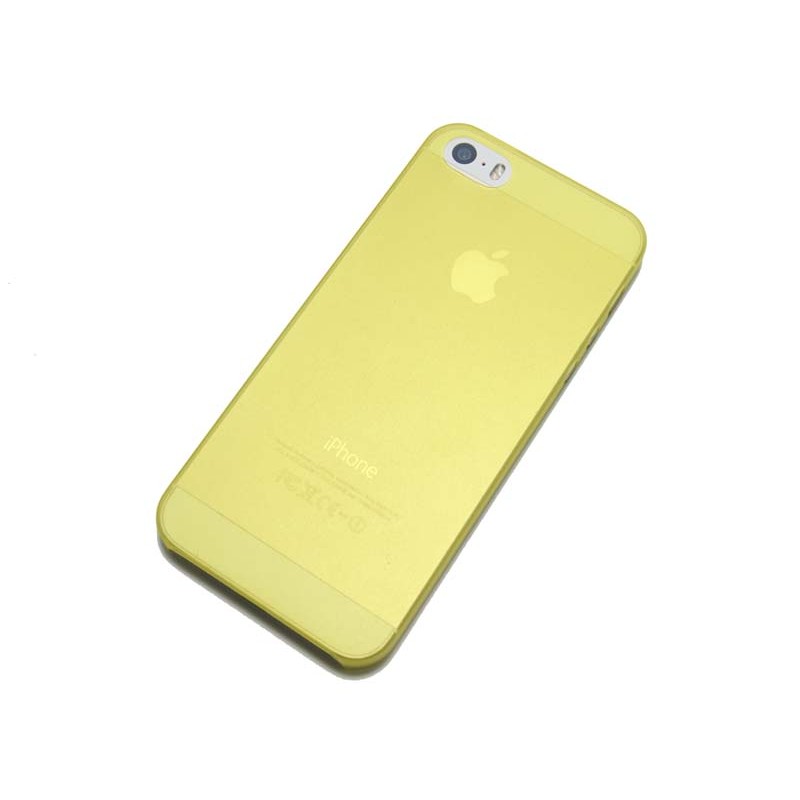 Etui plastikowe iPhone 5 5S żółte
