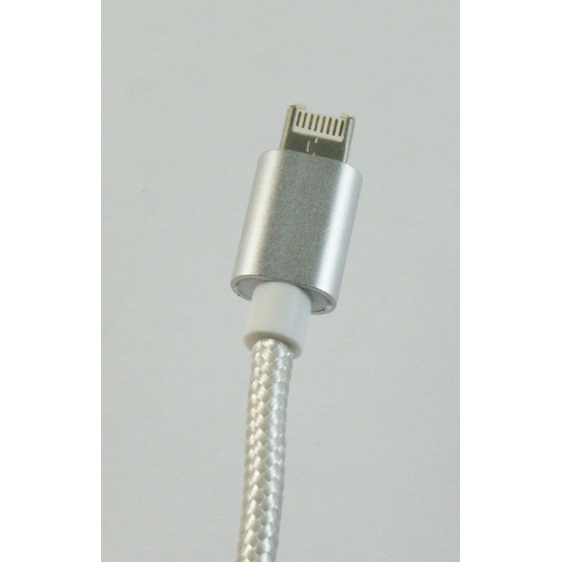 Kabel USB Apple iPhone Lightning / Micro USB Biały