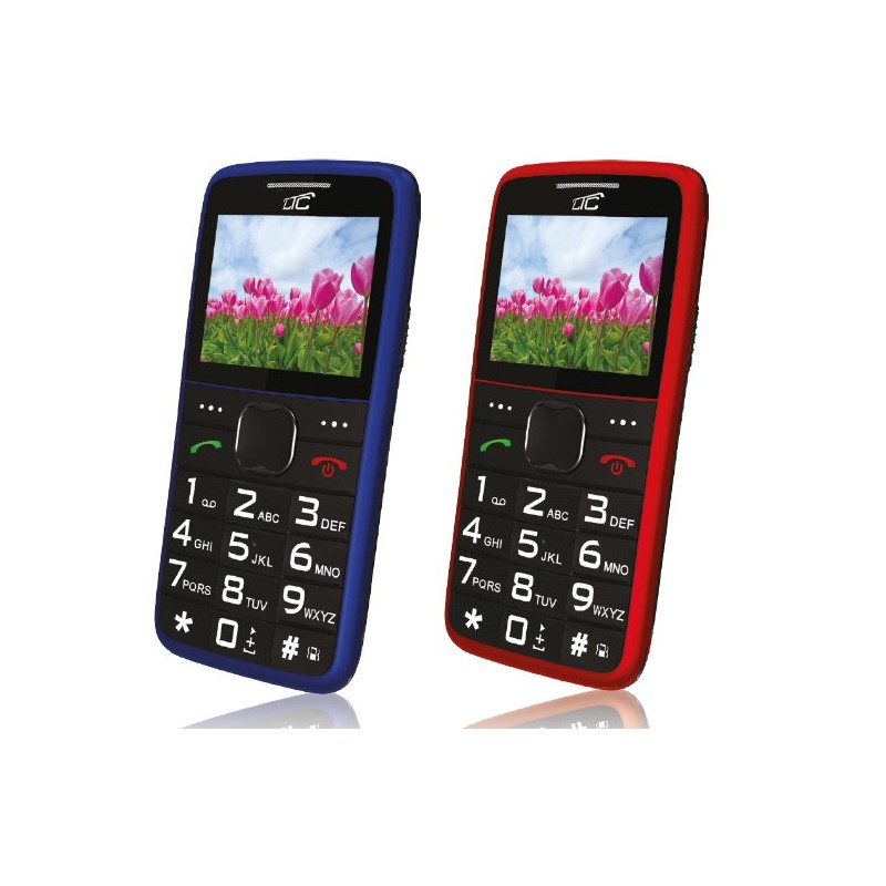 TELEFON GSM DLA SENIORA LTC MOB20 CZERWONY GTU06