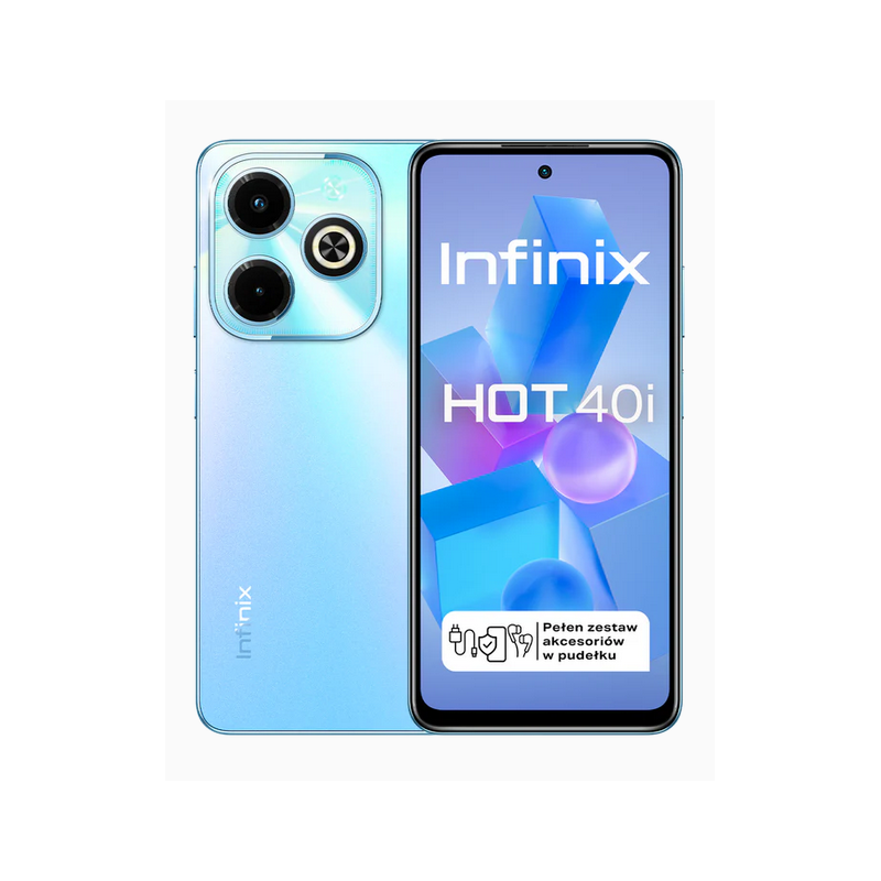 Telefon Infinix HOT 40i 8/256GB Palm Blue GTU06