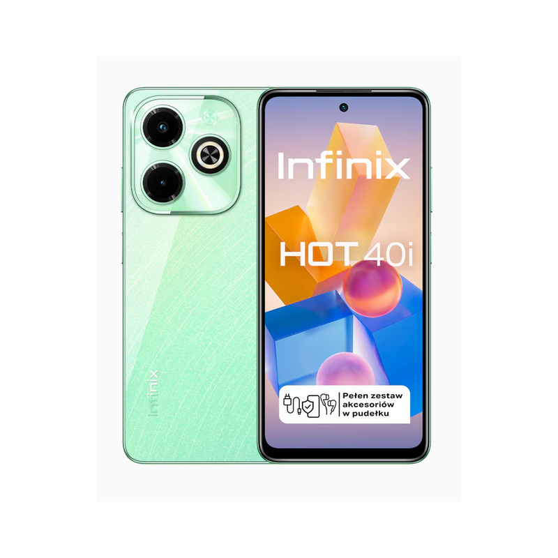 Telefon Infinix HOT 40i 8/256GB Green GTU06