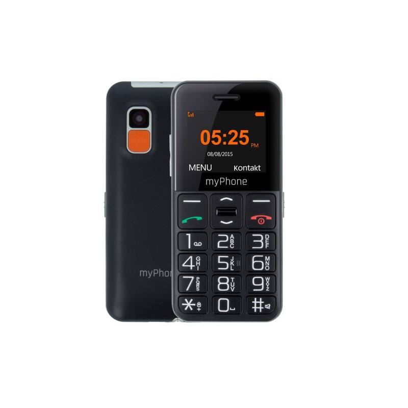 Telefon myPhone Halo EASY CZARNY GTU06