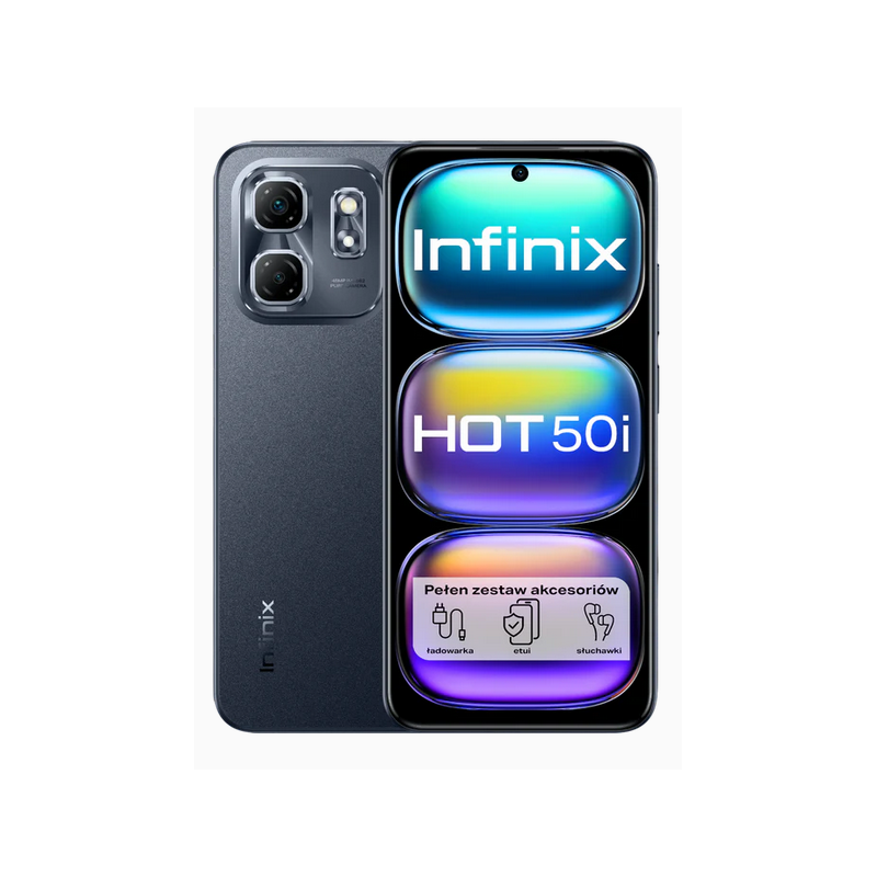 Telefon Infinix HOT 50 8/128GB Sleek Black GTU06