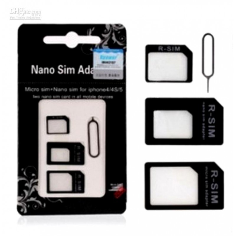 Adapter Micro Nano SIM Noosy czarny